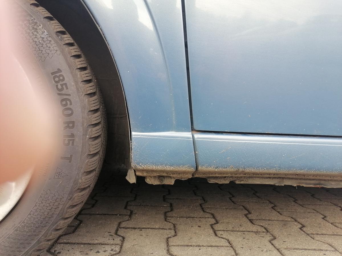 Opel Meriva A original Kotfl&uuml;gel vorn links Blaumetallic Z21T Eisenherz Bj.2008
